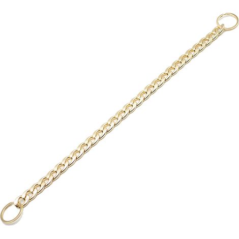 Collier De Chien De Compagnie En Or - Collier De Chaîne De Glissement En Acier Inoxydable Solide 18 K Réglable Pour Petits Chiens De Taille Moyenne (1/5)