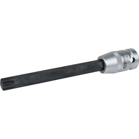 KS Tools 911.4537 1/2 Bit-Stecknuss für Torx-Schrauben, T55, Länge 140 mm, ph