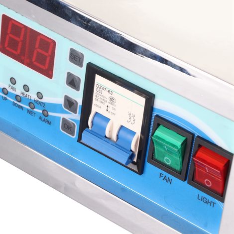 Contrôleur d'incubateur à œufs, éclosoir automatique, thermostat de température et d'humidité pour poussins et canards, 110 V (1/5)