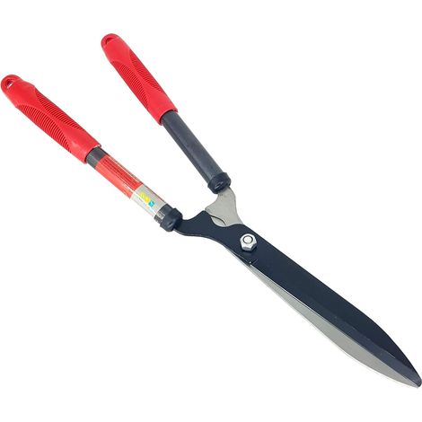 1 Taille-haie manuel Lame 260mm Acier forgé Manche 640mm Antidérapant Jardin