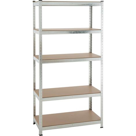 Steckregal Werkstattregal Kellerregal Schwerlastregal Metallregal Lagerregal Verzinkt / 180x90x45cm 1325kg (1/5)