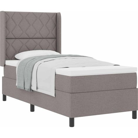 Maison Exclusive - Letto a molle con cuscino Talpa 200 x 90 cm Tessuto (1/5)