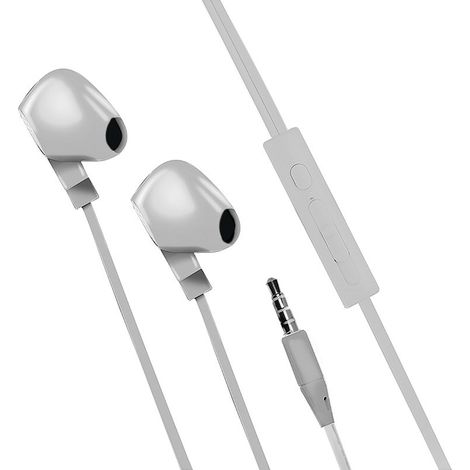 Auricolari filari stereo con microfono 1,2 m - Bianco - mooov (1/2)