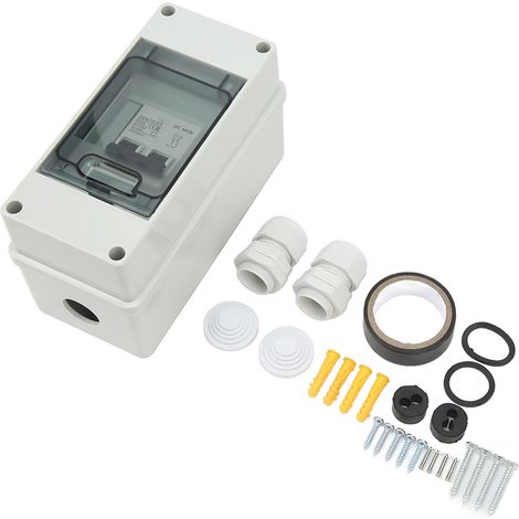 DC-Miniatur-Leistungsschalter 2-polig 50 A 1000 V Trennschalter IP65 wasserdicht für Solar-PV-Systeme (1/5)