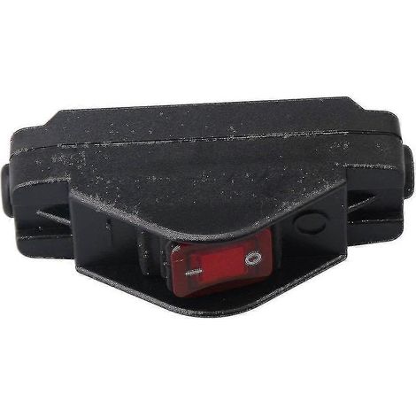 Interrupteur marche/arrêt étanche IP65 30 A 220 V à bouton couleur tomate intégré au cordon d'alimentation (1/5)