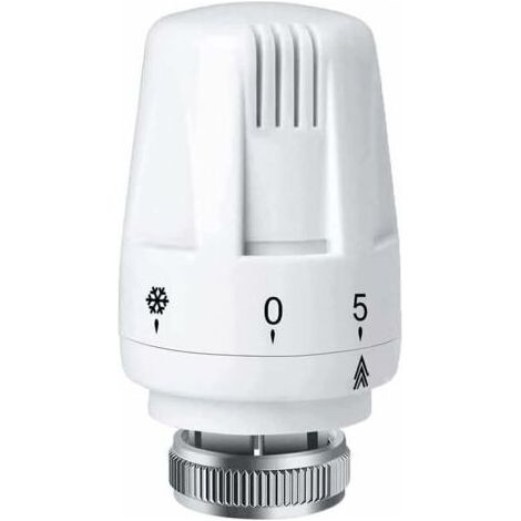Tete Thermostatique - Pour Vanne De Radiateur - Regulation Temperature 5 Niveaux - Compatible Vanne Standard - 1 Unite (1/5)