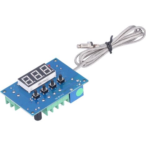 Carte de contrôle de température, commande par micro-ordinateur, sonde thermocouple de type K, thermostat (1/5)