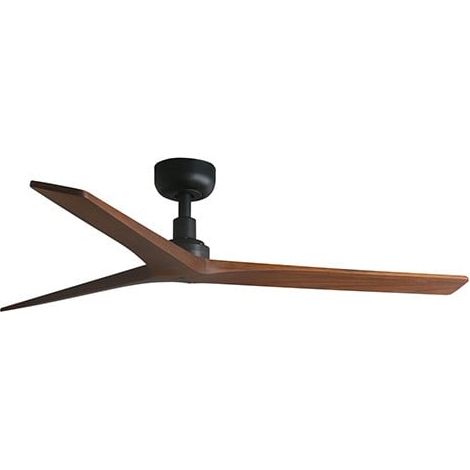 KLIM M Ventilateur sans lumière noir/noyer Ø125cm