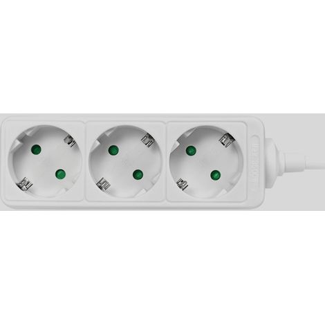 LogiLink LPS205 Steckdosenleiste Weiß Schutzkontakt 1 St. (1/2)