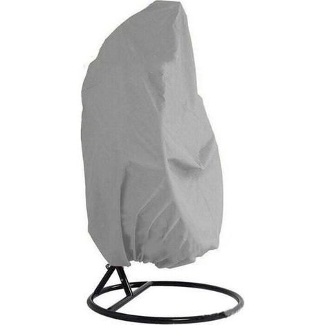 Housse Fauteuil Suspendu, 210D Tissu Oxford Housse Fauteuil Suspendu Extérieur, Coupe-Vent,Anti-UV, Imperméable Protection pour Housse Oeuf Suspendu 115×190CM,gris (1/5)