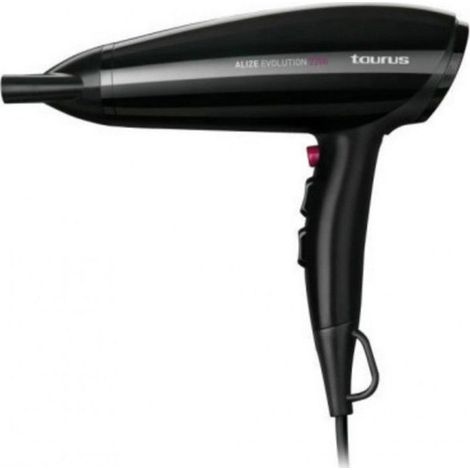 Asciugacapelli Taurus Alize evolution 2200 - 2200W - 2 velocità - 3 temperature - Nero