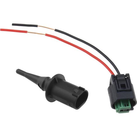 Capteur de Température de l'air Ambiant Extérieur et Connecteur de Fil de Prise Pigtail Compatible avec Classe C E G GL CLK CLS Remplace 0005428418 0075421318 80733054280