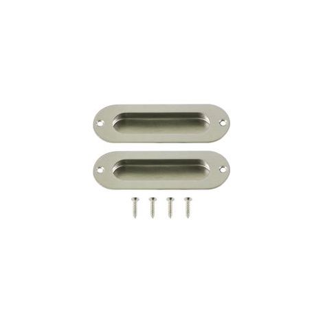 Lot de 2 pcs Poignées Encastrées pour Porte Coulissante INOX Sliding Door Handles (1/5)