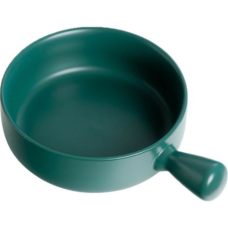 Bol nordique en céramique pour nouilles instantanées avec poignée, bol pour petit-déjeuner, riz, cuisson, dessert, soupe, salade de fruits (1/5)