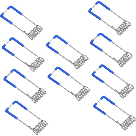 10 pièces Clips Ressort pour Spot Encastrable Accessoires Lumière Extérieure Fixation Facile pour Downlight et Néon LED Compatible Lampes de Plafond et Projecteurs (1/5)