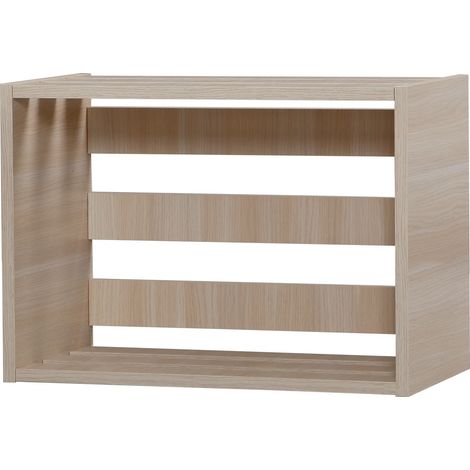 Table de nuit chêne clair Marka 60cm (1/4)