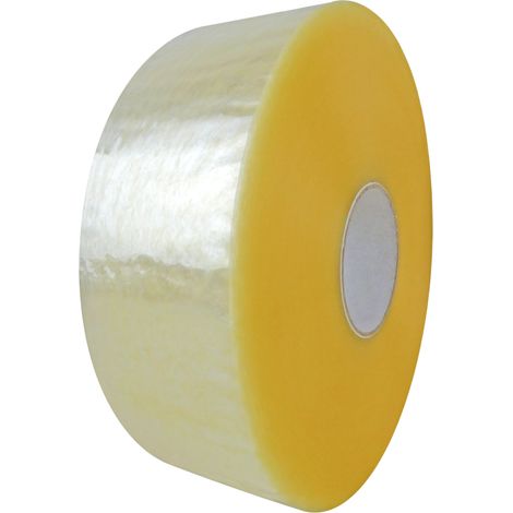 Lot de 4 Ruban adhésif hotmelt machine 75 mm x 1000 M transparent