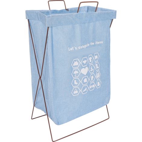 Panier à linge sale grande capacité, rangement pliable avec 2 poignées pour serviettes et jouets, corbeille de stockage robuste, organisateur textile polyvalent pour salle de bain et chambre. (1/5)