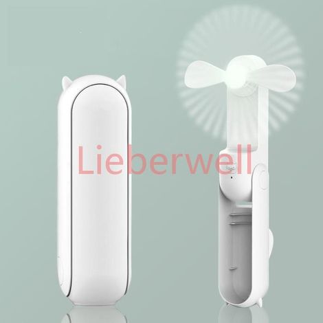 Mini ventilateur , KAKOO , Pliable , 1500mAh , 2 vitesses , 60 dB silencieux (1/4)