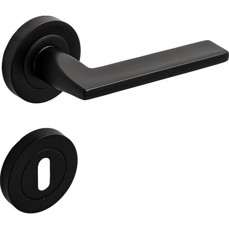 Mat Noir Rosas Clé Porte Poignée