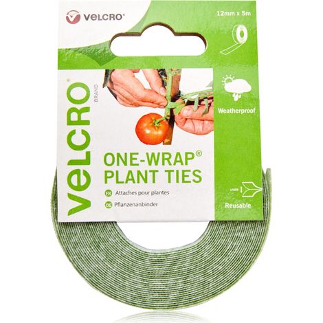 VELCRO Brand ONE-WRAP Fascetta riapribile a metro per piante 12mm x 5m Verde