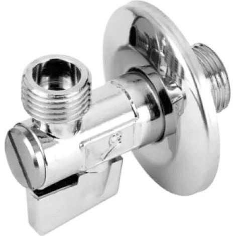 Rubinetto Sottolavabo a Sfera in Ottone Cromato con Filtro 1/2 x 3/8
