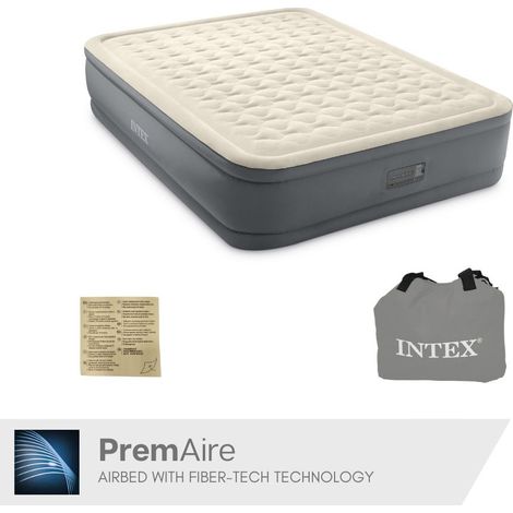 Intex 64926 King-Size-Luftbett Matratze Doppel USB-Anschluss 152x203x46 (1/5)