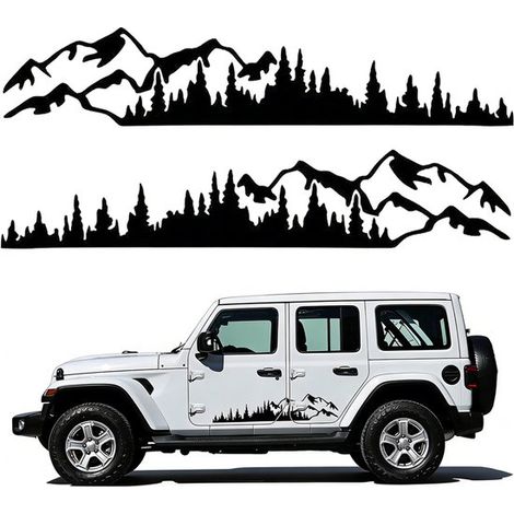 Adesivo per auto 130 x 46,8 cm, 1 pezzo, applicazione bifacciale, adesivo per carrozzeria, adesivo per lunotto posteriore, adesivo decorativo antigraffio, adesivo campione, Wa (1/5)