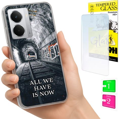 Custodia per Realme 14 5G / 14T 5G con cover fotografica e vetro temperato 9H. (1/5)