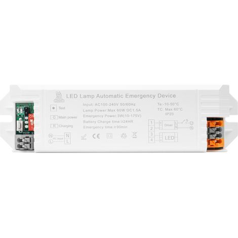 Driver di emergenza 4,5 W per apparecchi LED fino a 20 W 4.5 W (1/2)