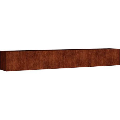 Maison Exclusive - Fioriera Rialzata da Giardino 280x40x40 cm in Acciaio Corten (1/5)