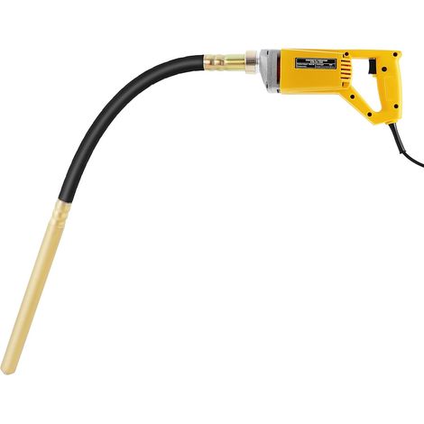 HAUTOUR Vibrateur à Béton Électrique, 800W Vibrateur manuel, Outil Vibrant Portatif pour Béton avec Aiguille Vibrante 1m, 4500 tr/min, pour Construction de Routes et Tunnels (1/5)