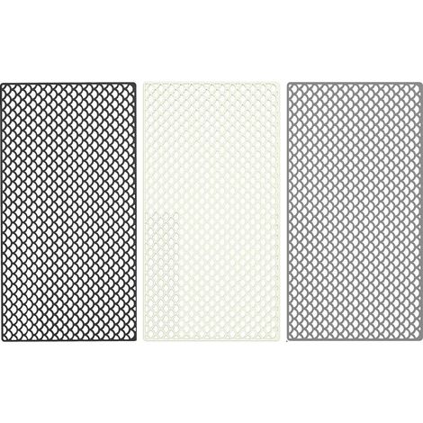 Große, rutschfeste Silikon-Spülbeckenmatte, hitzebeständig, individuell gestaltbar, abwaschbar, 76 x 40 cm (schwarz). (1/4)