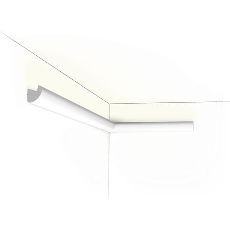 Orac – Profil éclairage LED CX188 – Moulure arrondie 200 cm – Pour peinture et protection UV – Compatible avec supports aluminium