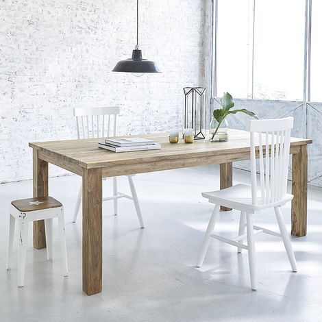 Table  en teck recyclé massif 10 pers.