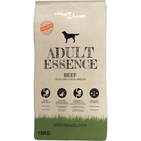 vidaXL Comida seca para perro premiumd Adult Essence Beef 15 kg (1/2)