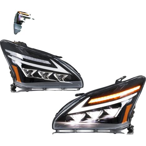 Ensemble de phares, LED, clignotant séquentiel, 12V, PC, étanche (1/5)