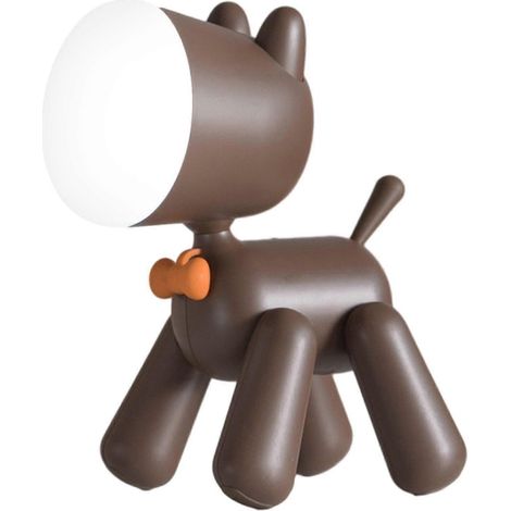 3D-Nachttischlampe in Hundeform, tragbare Tischlampe, ideal zur Dekoration des Schlafzimmers oder als Geschenk. Accessoires für Hotels, Partys und Büros. (1/5)