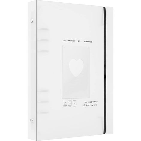 Album Photo - 25 Pages - 200 Slots - 6-Ring Loose-Leaf System - For 2 5 X 4 Inch Cards - PP PVC Material - 1 Piece