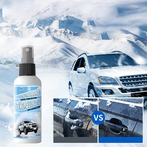 Dégivrant Vitre Automobile - Spray Déglaçant Rapide pour Pare-Brise et Rétroviseurs - Usage Intérieur/Extérieur - 120 ml (1/5)