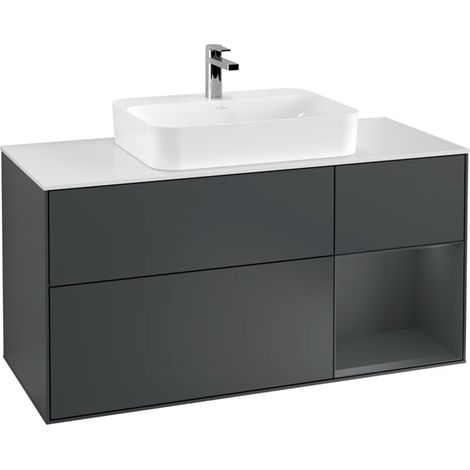 Villeroy & Boch F421HGHG meuble sous-lavabo Finion F42 (1/2)