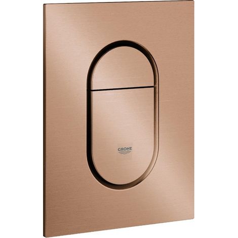 GROHE Arena Cosmopolitan S 37624 2-M./Start&Stopp placa de actuador de inodoro brillante oro rosa geb.