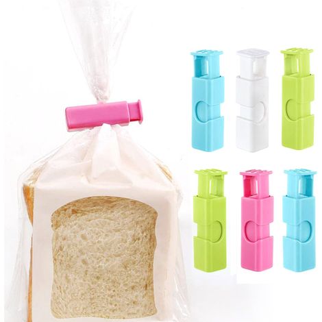 20 clips scellants pour sacs alimentaires : parfaits pour conserver les aliments frais, adaptés au thé, lait en poudre et outils de cuisine (1/5)