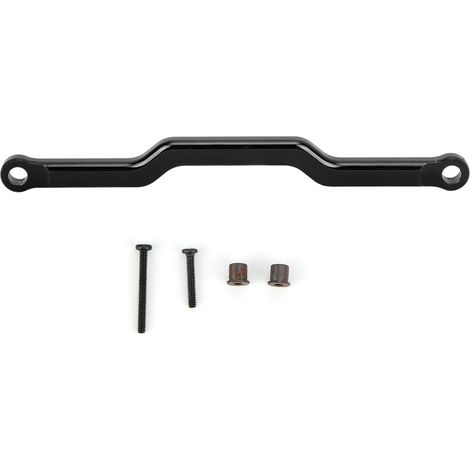 Biellette de direction en alliage d'aluminium avec vis, adaptée pour RGT 136100 voiture RC 1/10, noire 68019BL (1/5)