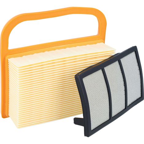 vhbw Kit de filtres 2 pcs compatible avec Stihl TS500i TS420, TS480, TS480i, TS410 scie à disque - 2x Filtres (1/5)