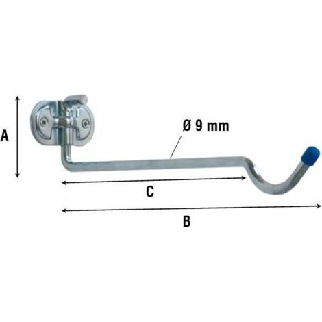 10 x GANCIO ZINCATO 4110 P/BICICLETTE 320 MM