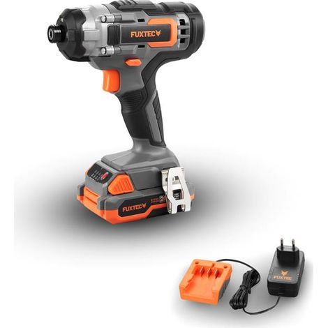 Visseuse à choc sans fil 20V - FUXTEC - FX-E1IS20 SET avec 1 x batterie 2Ah, 1 x chargeur 1A (1/5)