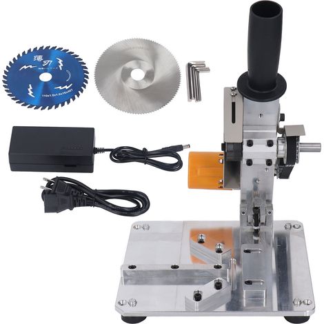 96W Tischkreissäge 4000-9000RPM Einstellbare Geschwindigkeit Geräuscharme Multifunktions-Schneidemaschine mit Klinge US-Stecker 110-240V (1/5)