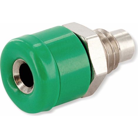Douille encastrable miniature SCHNEPP, 2,6 mm, verte