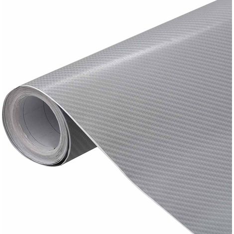 Irovami Films 4D pour voitures, 2 pièces, argent, 100 x 150 cm (1/5)